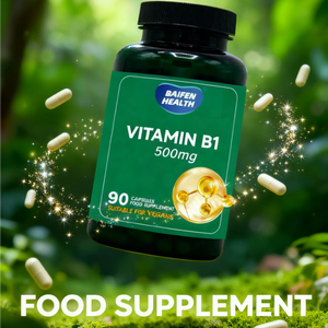 OEM/ODM Vitamin <span class=keywords><strong>B1</strong></span> 500mg Kapsüller-60 Adet Vejetaryen Dostu Bağışıklık Desteği Stres Giderici Günlük 2 Kapsül Yetişkinler ve Gençler İçin - Product Image 4