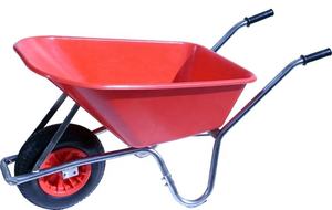 Carretilla de rueda de construcción de plástico y acero, resistente, colorida, gran oferta, artículos de envío - Product Image 4