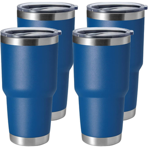Gobelets isothermes personnalisés avec logo, vente en gros, 12oz, 20oz, 30oz, tasses de voyage, gobelets isothermes à double paroi en acier inoxydable - Product Image 1