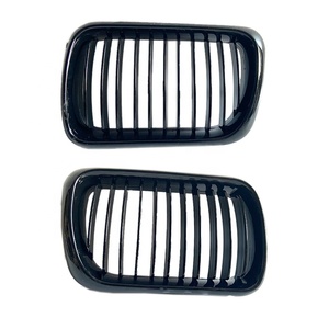Front Rene Singola linea gloss nero Auto Da Corsa Griglia Della Griglia <span class=keywords><strong>Paraurti</strong></span> Per <span class=keywords><strong>BMW</strong></span> 3 Serie <span class=keywords><strong>E36</strong></span> 318 328 328 1997-1999 auto-styling - Product Image 1