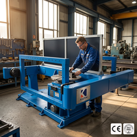 Positionneur de robot de soudage 6 axes, dispositif de serrage personnalisé, table rotative servo-électrique, poste de travail pour la fabrication métallique
