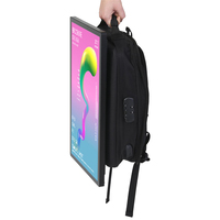 Offre Spéciale d'usine Lcd équipement vidéo personnalisé publicité sac à dos affichage Portable et Durable boîte à lumière