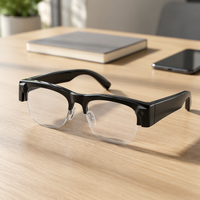 Lunettes Intelligentes IA avec Caméra 8MP, Lecture Musicale, Assistant Vocal, Étanchéité IPX67, Vidéo 1280x720P, Portables et Compatibles iOS/Android