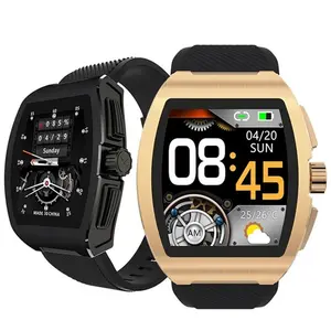 Новые роскошные деловые мужские Смарт-часы C1 с датчиком температуры IP68 Водонепроницаемые Смарт-часы с датчиком пульса и артериального давления