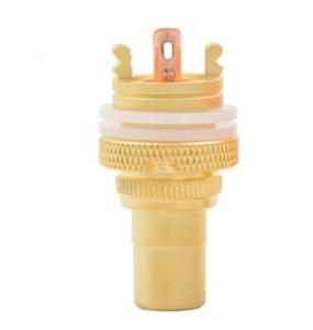 Soket lotus perempuan emas <span class=keywords><strong>RCA</strong></span> lapis tembaga murni kualitas tinggi penguat suara <span class=keywords><strong>output</strong></span> terminal sinyal <span class=keywords><strong>audio</strong></span> - Product Image 5