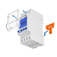 Horloge programmable TM922-12VDC 220V AC 110V Entrée d'alimentation 2 canaux Grand écran LCD avec deux sorties de relais indépendantes