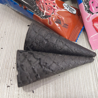 Snacks au chocolat en gros 300G Cornets de crème glacée Biscuits au chocolat Bandy Biscuits en bâtonnets Mini cornets de crème glacée