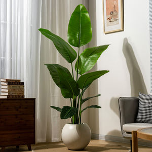 Plantas artificiales, Palmeras de Plátano <span class=keywords><strong>del</strong></span> <span class=keywords><strong>Viajero</strong></span>, Decoración de Interiores, Plantas Artificiales para el Hogar, Hotel, Jardín - Product Image 3