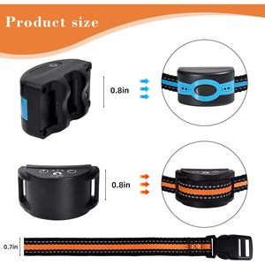 Correa de Repuesto Thowapou para Collar de Adiestramiento para Perros, Ajustable, de Nailon, Azul y Naranja, Accesorio para Collar Eléctrico - Product Image 3
