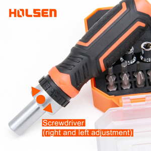 Holsen Kit Peralatan Perbaikan Mobil, Multiguna Sekrup Ratcheting 38 Buah Kit Peralatan Tangan - Product Image 4