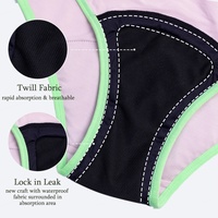 LYNMISS OEM Bragas Menstruales de Bambú Transpirables, Higiénicas, Sin Costuras, de Corte Alto, de 4 Capas, a Prueba de Fugas, para Flujo Abundante, Certificadas OEKO-TEX