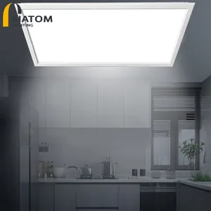 Panel Lampu Led Portabel dengan Diffuser Silikon, Lampu Panel Led Bulat Permukaan Gantung, Bahan Baku Langit-langit