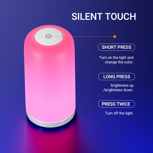 Lámpara de Escritorio LED con Control Táctil, Regulable, Colores RGB, Diseño Moderno, Luz Nocturna LED que Cuida la Vista - Product Image 3
