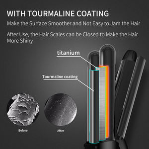 Rizador de Pelo Profesional Eléctrico de 22mm con 3 Barriles de Cerámica, Control de Temperatura LCD, Calentamiento Rápido con Calentador MCH, Ondulador de Ondas Grandes - Product Image 3