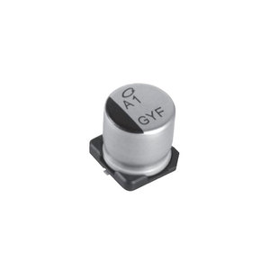 GYF1H470MCQ1GS ชิ้นส่วนอิเล็กทรอนิกส์ของแท้จากซัพพลายเออร์ ยี่ห้อใหม่ CAP ALUM POLY HYB 47UF 50V SMD - Product Image 1