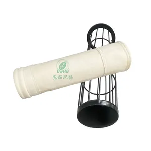 Sacos de filtro compostos PPS PTFE duráveis, preço de fábrica, para coletor de poeira de alta temperatura com alto teor de oxigênio e enxofre