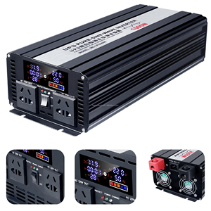 Convertisseur solaire hybride à onde sinusoïdale pure UPS pour voiture 12V 24V 220V 110V 3000W 1600W 12000W 100A 5KW 1A Moteur à air - Product Image 2