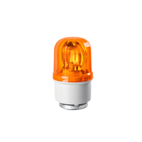 CEUM Avertisseur sonore LED haute intensité avec alarme sonore et lumineuse, modèle prismatique 1101J - Quatre couleurs : Rouge, Orange, Vert, Bleu