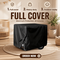 Housse de protection pour générateur extérieur, en tissu Oxford 210D haute performance, durable, imperméable, portable, adaptée à l'exportation