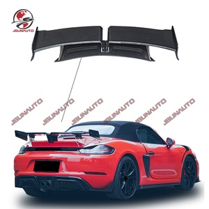 Cánh xe 718 Boxster điều chỉnh tái trang bị <span class=keywords><strong>TC</strong></span> phong cách sợi carbon GT phía sau CÁNH LƯỚT gió cho PORSCHE BOXSTER GT4 Đuôi cánh - Product Image 1