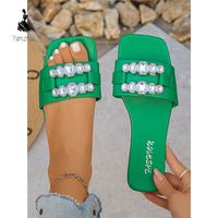 Chaussures plates de luxe ZAZ Designer pour femmes, sandales personnalisées avec boucles métalliques, tendance mode