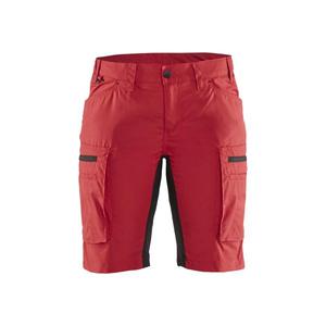 BLAKLADER - 714918455699C36 Women's Service shorts <b>stretch</b> Red/<b>Black</b> - EAN 7330509586778 WORK <b>TROUSERS</b> WORK SHORTS - Product Image 1