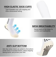 Chaussettes de football antidérapantes 2026-3 en gros, chaussettes de sport premium pour hommes en stock