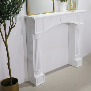 Thiết Kế Đặc Biệt Phong Cách Châu Âu Rắn Gỗ Trắng Phòng Khách Hành Lang Giao Diện Điều Khiển Bảng - Product Image 3