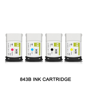<span class=keywords><strong>Cartouche</strong></span> d'encre <span class=keywords><strong>HP</strong></span> compatible pleine page XL 4000 <span class=keywords><strong>4100</strong></span> 4500 5000 5100 <span class=keywords><strong>pour</strong></span> <span class=keywords><strong>imprimante</strong></span> quatre couleurs 843B 400 ml - Product Image 1