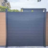 Nouveau style de décoration extérieure stable aux UV Co-extrusion Pro Composite moderne 3D WPC certifié CE panneau de clôture de jardin sculpté