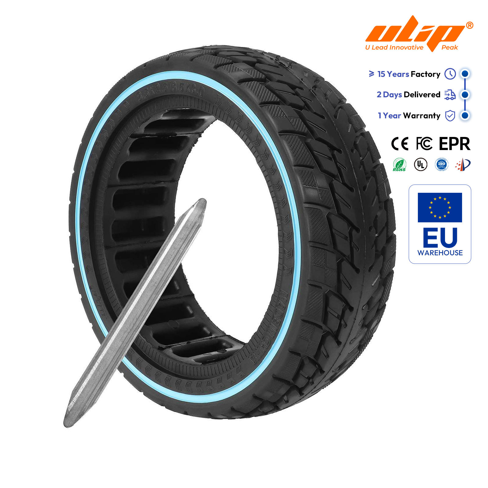 Tire + 25cm Lever Pry Bar
