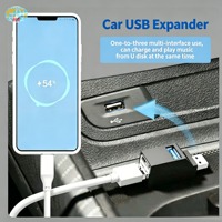 Mini Adaptador Hub USB 3.0 Compacto, Extensor Mini Splitter de 3 Puertos de Alta Velocidad para PC, Laptop, Disco U, Lector de Tarjetas, en Existencia