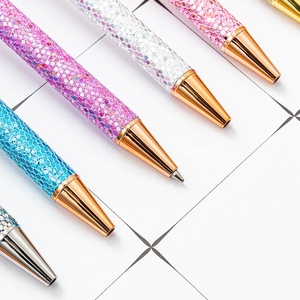 Khá Dễ Thương Bling Long Lanh Bút Bi Cho Phụ Nữ Có Thể Thu Vào Kim Loại Thùng 1.0Mm Hoàn Hảo Nhật Bản Hoa Quà Tặng Cho Cô Gái - Product Image 4