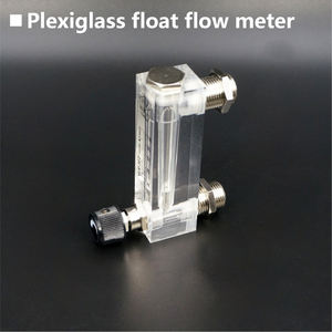 工業用透明アクリルパネル型調整可能なガス液体対応ローター付き流量計 - Product Image 3