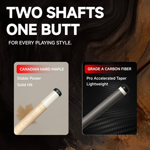 SaiDi Future Chess Series – Queue de billard américaine de haute qualité, en fibre de carbone, avec joint radial, 19 oz, 147 cm, pour le snooker et le billard (Kni) - Product Image 4