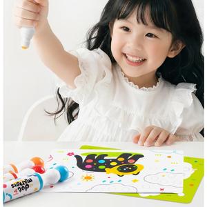Marqueurs d'art lavables et effaçables Superdots pour enfants, 24 couleurs, sans danger, sans dégâts, sans fuite, tampon de coloriage Bingo Dauber - Product Image 6