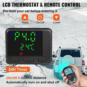 DB Wholesale 8KW All-in-One Smart <b>Home</b> <b>Diesel</b> Air <b>Heater</b> 12V Parking <b>Heater</b> with Black LCD Remote Fast Heating - Product Image 5