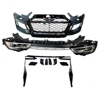 Kit carrosserie haute compatibilité pour Audi A3 : pare-chocs avant/arrière, phares LED, calandre, capot, ailes, bandes de garniture – Améliorez votre A3 en RS3