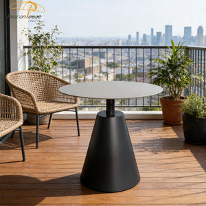 <span class=keywords><strong>Table</strong></span> à manger d'extérieur populaire pour 4 <span class=keywords><strong>personnes</strong></span> ensemble <span class=keywords><strong>de</strong></span> <span class=keywords><strong>table</strong></span> à cadre en <span class=keywords><strong>aluminium</strong></span> <span class=keywords><strong>table</strong></span> basse d'extérieur <span class=keywords><strong>de</strong></span> <span class=keywords><strong>jardin</strong></span> nordique - Product Image 6