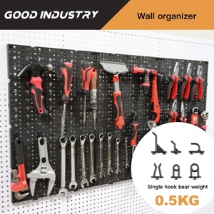 <span class=keywords><strong>Pegboard</strong></span> với toolboard Hooks phụ kiện hiển thị tường PEG Board kệ với lưu trữ Hook Organizer Bộ dụng cụ - Product Image 4