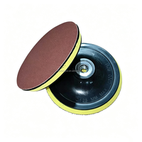 Support de polissage auto-agrippant de 5 pouces (125 mm) M14 avec adaptateur de perceuse de 8 mm pour meuleuse d'angle et outils de ponçage