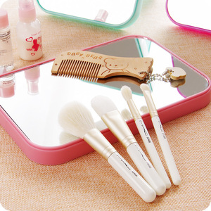 Single-sided vanity <b>mirror</b>, portable <b>mirror</b>, <b>tabletop</b> makeup <b>mirror</b>, simple folding portable princess <b>mirror</b>. - Product Image 3