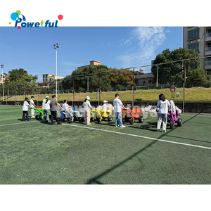 Chariot électrique robuste pour le transport de structures gonflables - Chariot motorisé commercial pour le déplacement de châteaux gonflables/toboggans aquatiques - Product Image 2