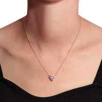Collier pendentif en argent sterling 925 de luxe pour la Saint-Valentin, bijoux fins, forme de cœur, pour femmes, cadeaux