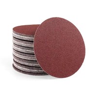 Disques de ponçage ronds en oxyde d'aluminium vert, abrasifs, non poreux, 125 mm, pour ponceuse orbitale, E-weight