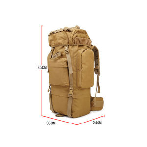 Custom 45L Nylon Tactical <b>Backpack</b> with Multiple Color Options Zipper Closure Featuring Polyester Lining Custom Logo OEM - Product Image 6