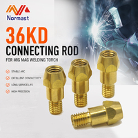 Connecteur en laiton pour torche de soudage MIG 36KD robuste, tige M6 M8, support de pointe, buse à gaz, consommables