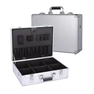 China Wholesale Sliver Aluminum Metal Briefcase