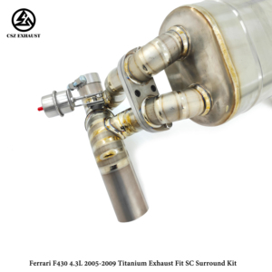 Échappement CSZ de haute qualité en alliage de titane, silencieux Valvetronic, tuyau d'échappement pour <span class=keywords><strong>Ferrari</strong></span> F430 4.3L 2005-2009, commande à distance - Product Image 3