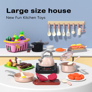 Ensemble de Jeu de <span class=keywords><strong>Cuisine</strong></span> en Plastique de 45 Pièces pour Enfants, <span class=keywords><strong>Jouet</strong></span> d'Imitation pour Tout-Petits, Cadeau de Noël pour Enfants - Product Image 6